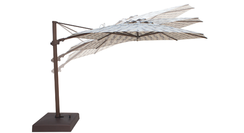 11' Cantilever Outdoor Umbrella with Double Wind Vents
