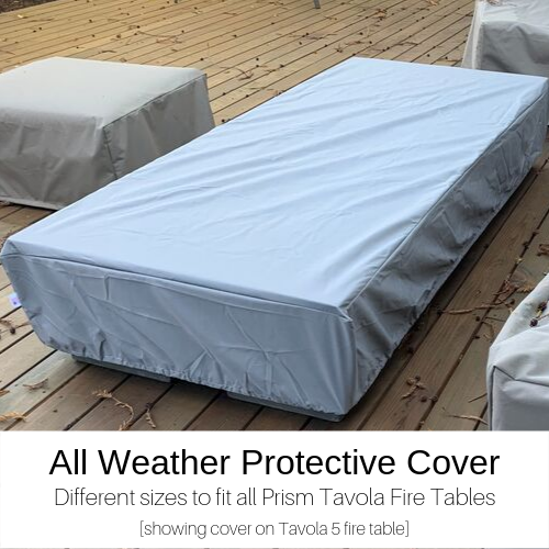 Prism Tavola 2 Concrete Fire Table Square