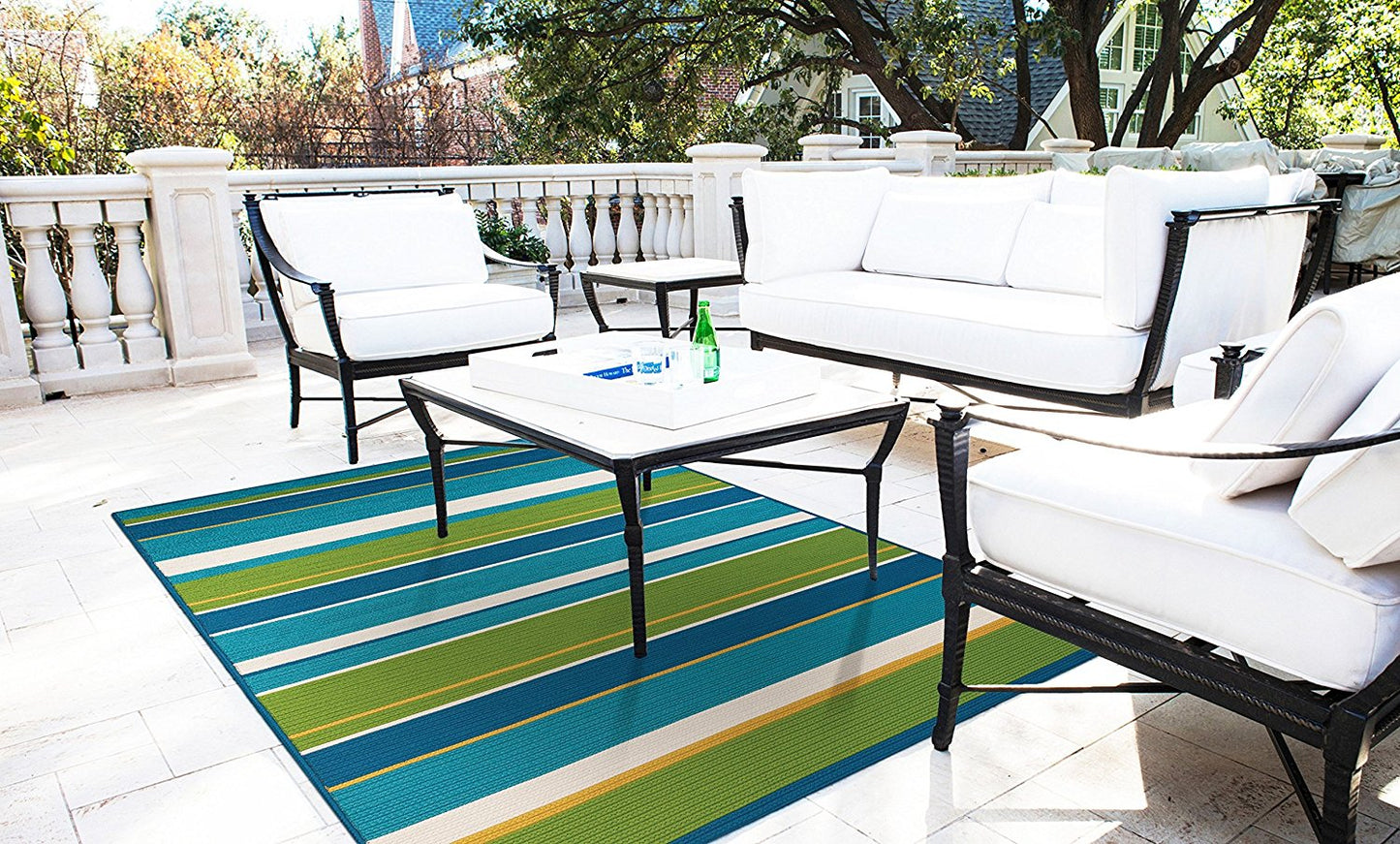 Indoor/Outdoor Rug Aqua