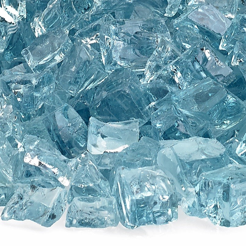  Fireplace Glass Fire Pit Fire Glass 1/2" Azuria
