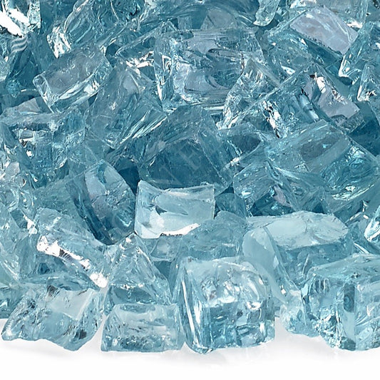  Fireplace Glass Fire Pit Fire Glass 1/2" Azuria