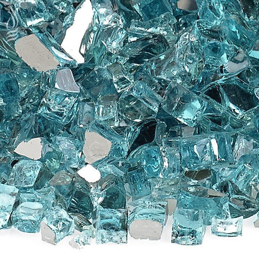 Fire Pit Fireplace Fire Glass Azuria Reflective