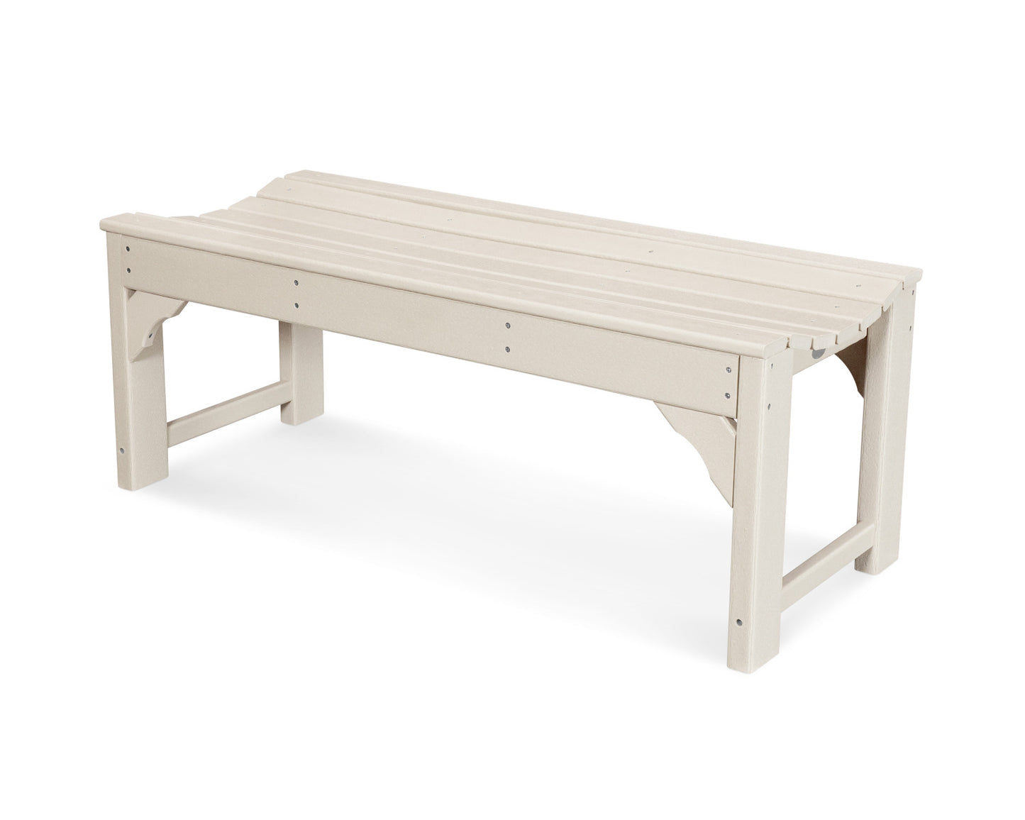 POLYWOOD Traditional Garden 48" Backless Bench