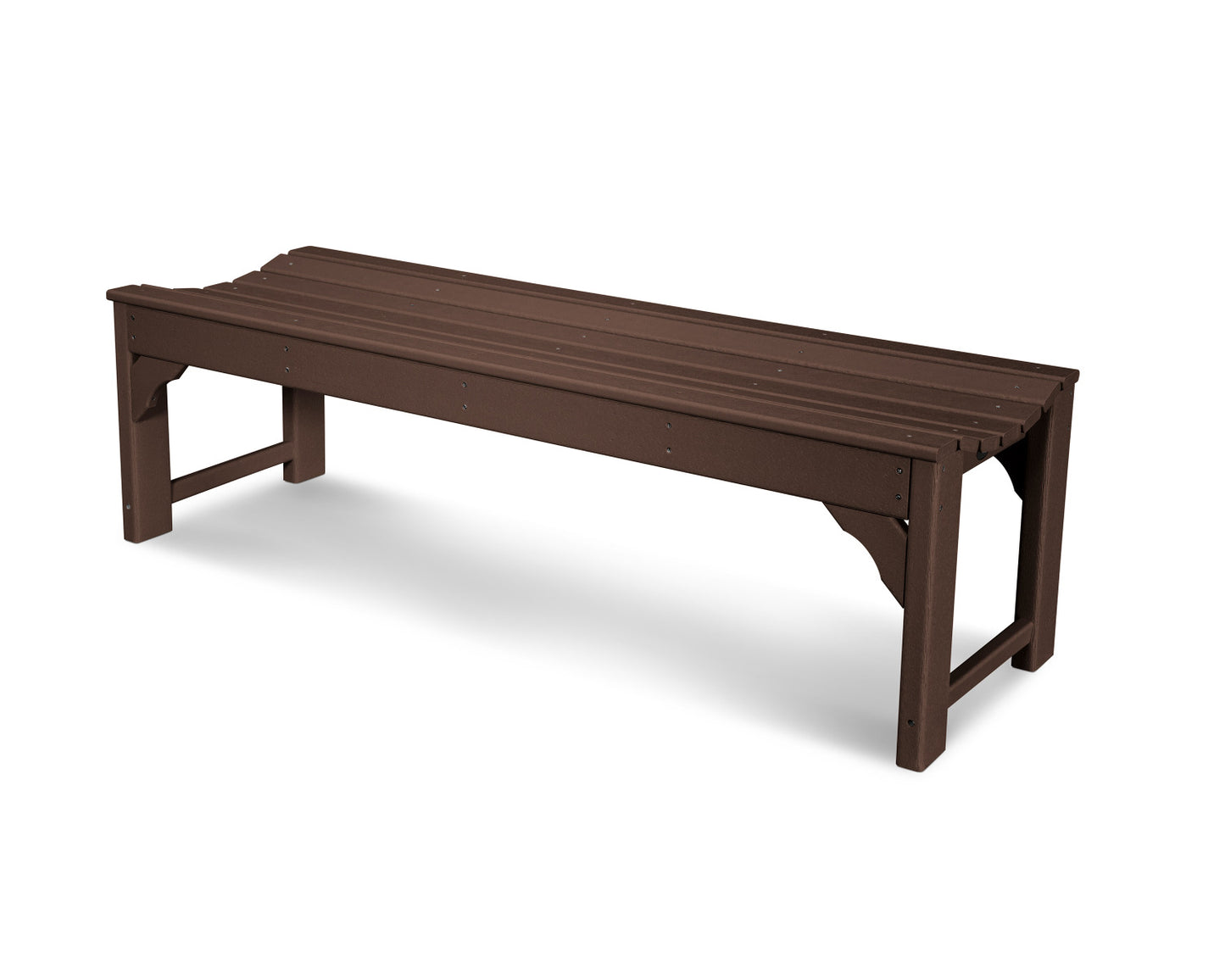 POLYWOOD Traditional Garden 60" Backless Bench