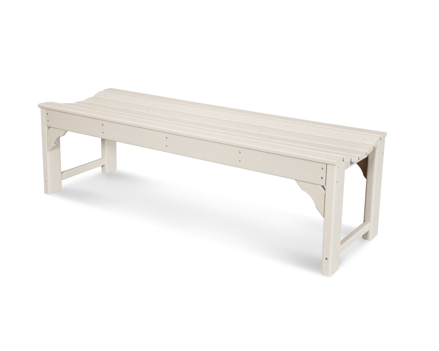 POLYWOOD Traditional Garden 60" Backless Bench