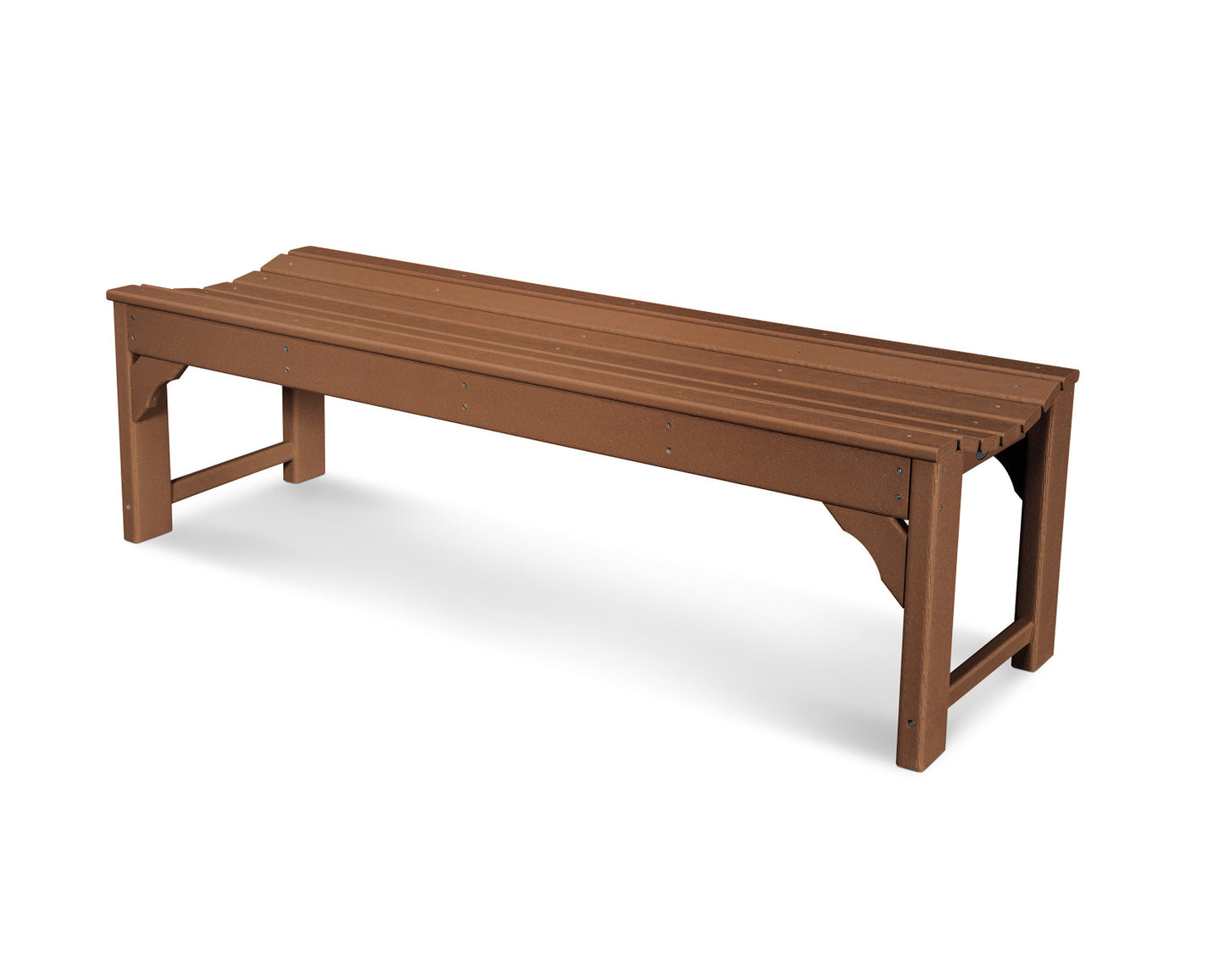 POLYWOOD Traditional Garden 60" Backless Bench