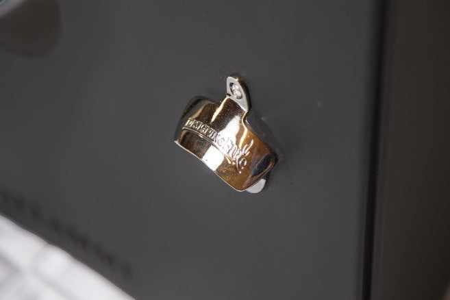 Bottle Opener Included on Base
