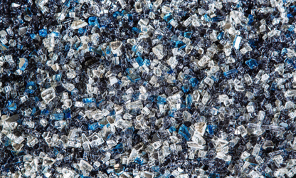 Blue Pearl Fire Glass