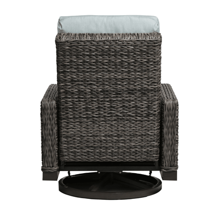 Boston Wicker Swivel Recliner
