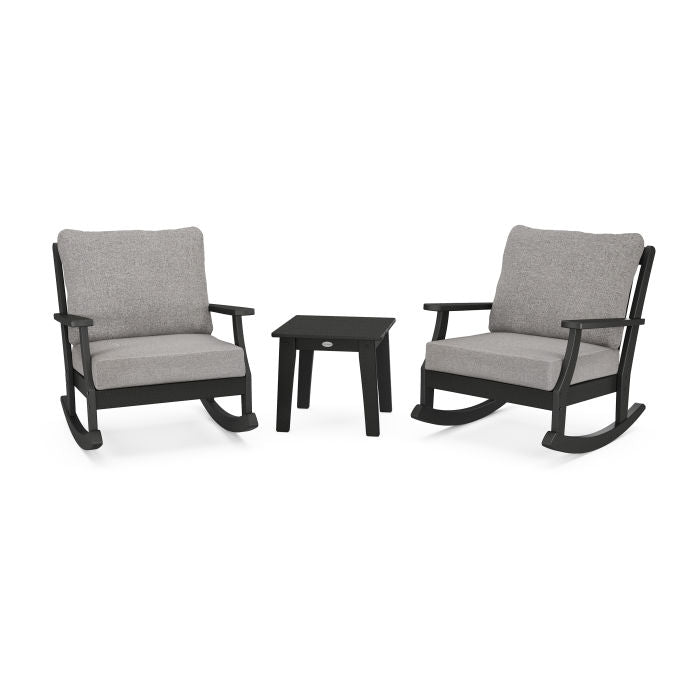 POLYWOOD Braxton Deep Seating Rocker Set
