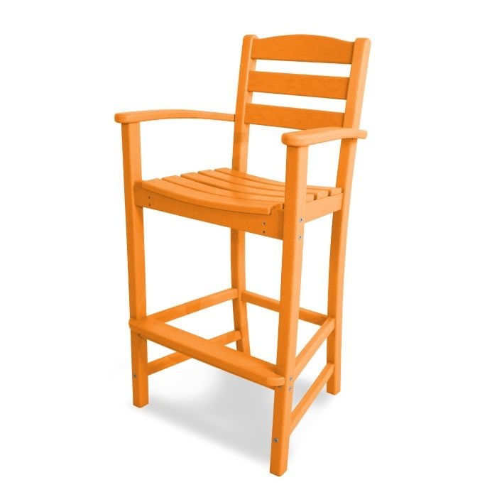 POLYWOOD La Casa Cafe Counter Arm Chair