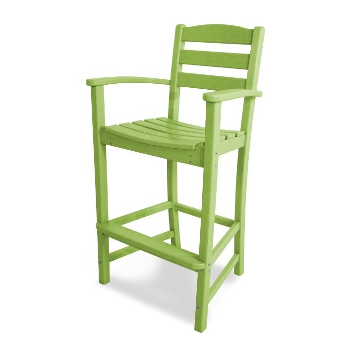 POLYWOOD La Casa Cafe Counter Arm Chair