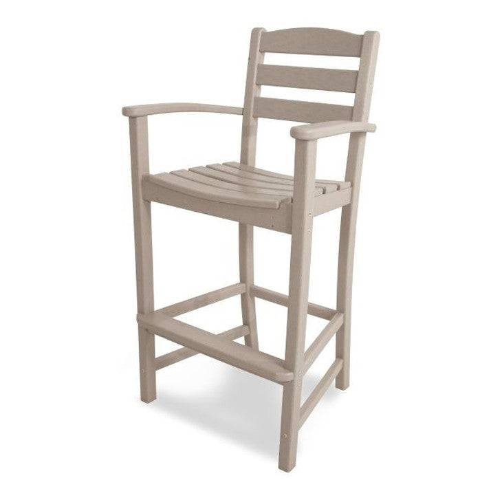 POLYWOOD La Casa Cafe Counter Arm Chair