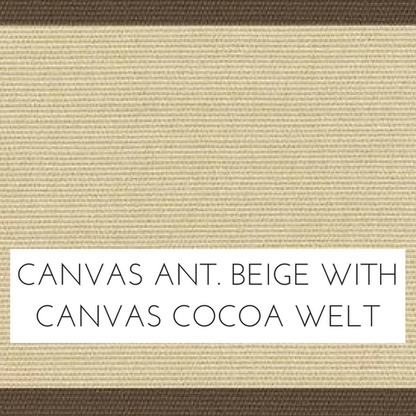 Malibu Square Ottoman Replacement Cushion