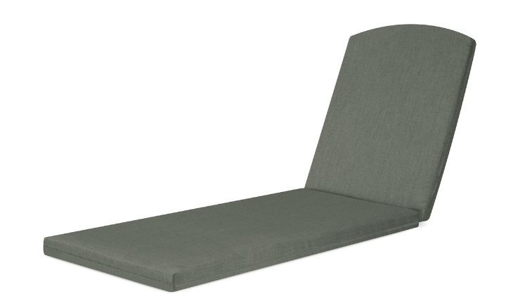 POLYWOOD Chaise Cushion 77"D x 21.25"W x 2.5"H