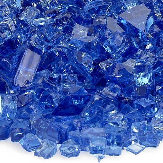 Fire Pit Fireplace Fire Glass Cobalt Blue