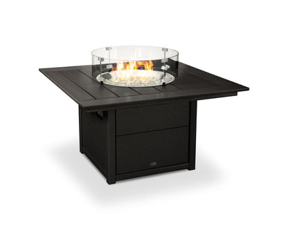 POLYWOOD 42 inch Square Fire Pit Table