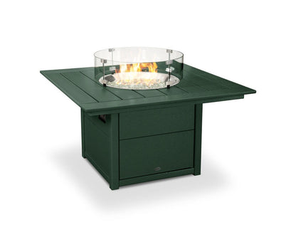 POLYWOOD 42 inch Square Fire Pit Table