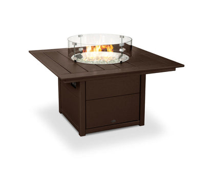 POLYWOOD 42 inch Square Fire Pit Table