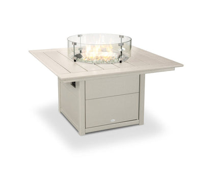 POLYWOOD 42 inch Square Fire Pit Table