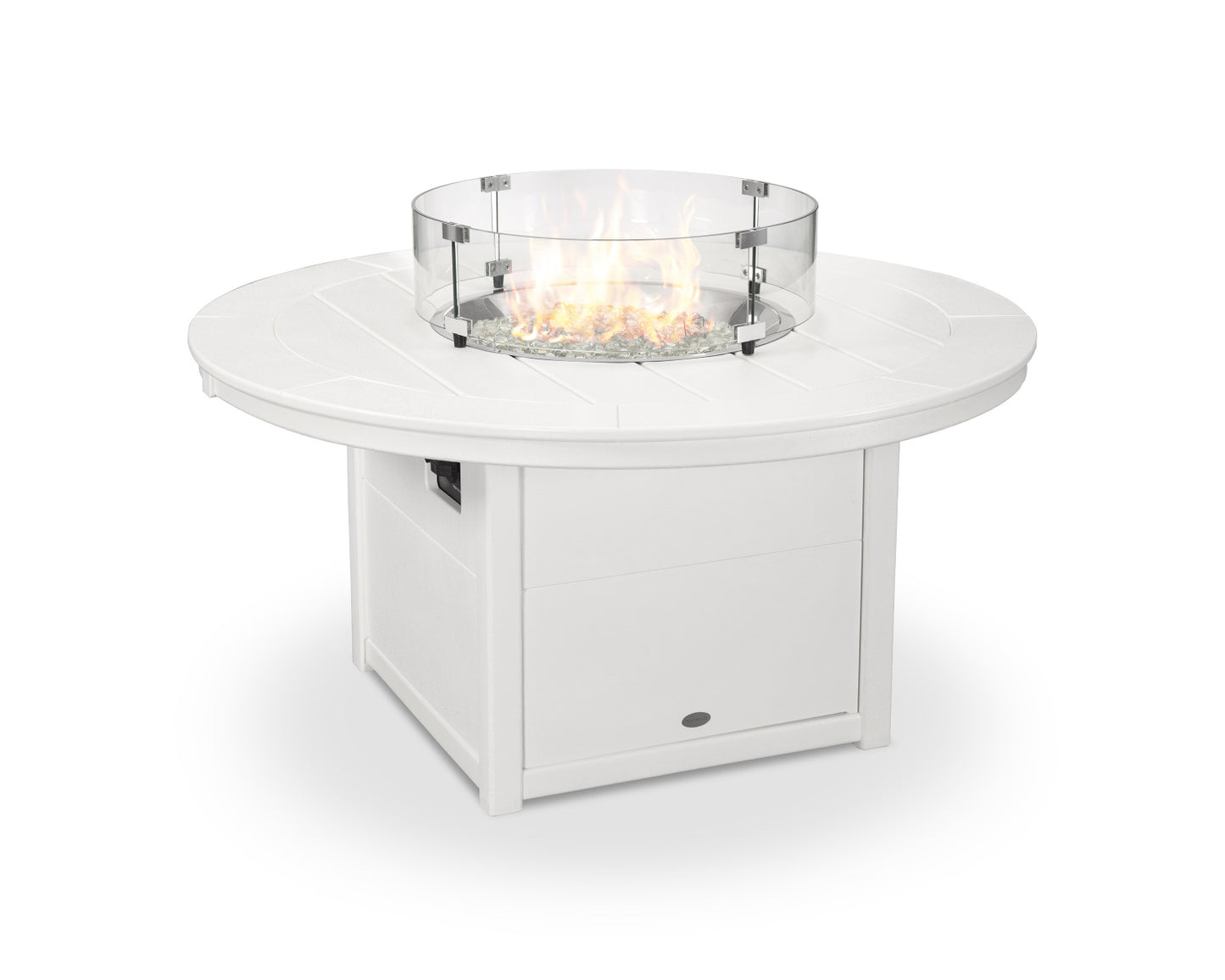 POLYWOOD 48 Inch Round Fire Pit Table