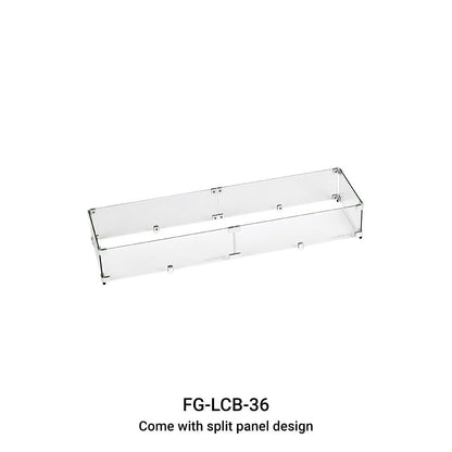 Linear Fire Table Fire Wind Guard 72 x 6