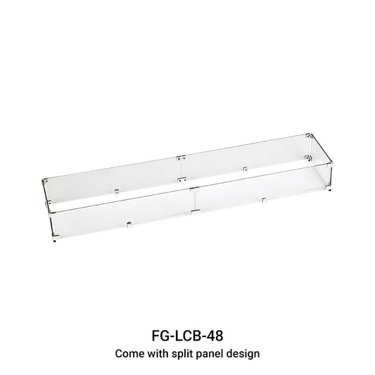 Linear Fire Table Wind Guard 48 x 6