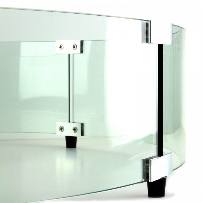 Round Fire Table Wind Guard - 30