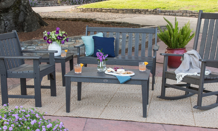 POLYWOOD® Vineyard Garden Arm Chair - GNB24GY
