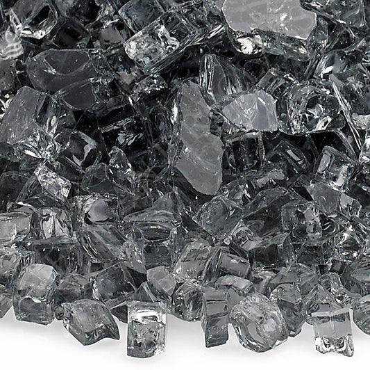 Fire Pit Fireplace Fire Glass Gray