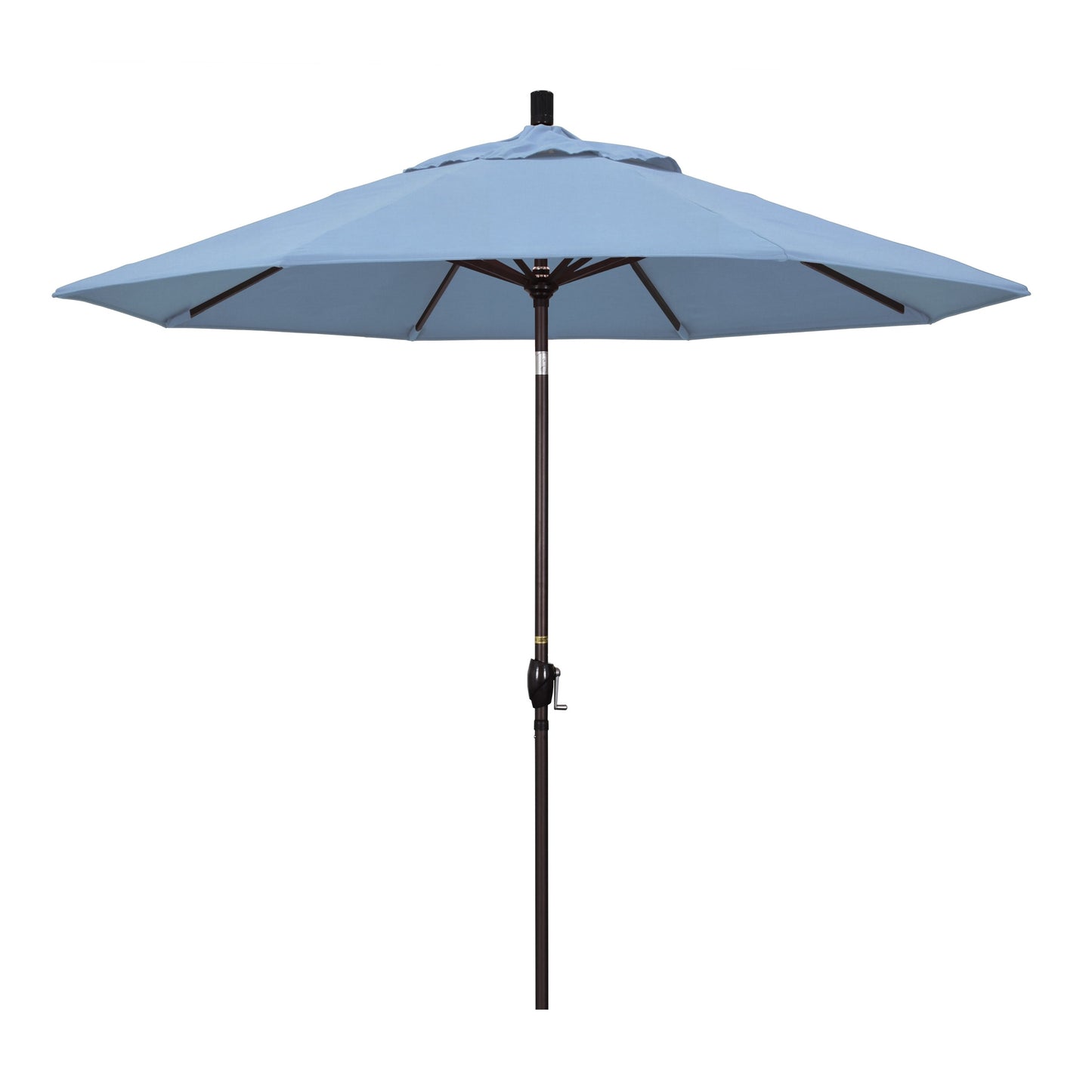 9' Market Style Outdoor Umbrella with Wind Vent Canvas Air Blue