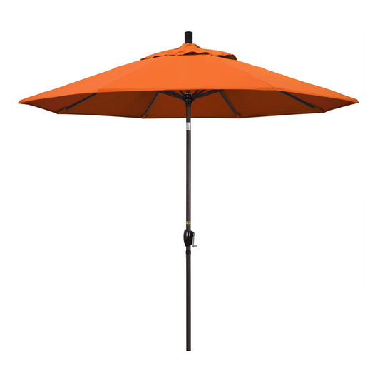 9' Market Style Outdoor Umbrella with Wind Vent Canvas Tuscan