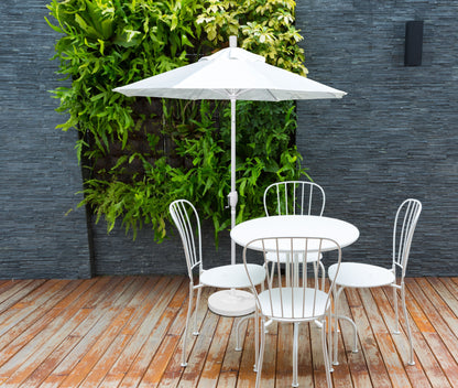 9' Market Style Outdoor Umbrella with Wind Vent Antique Beige