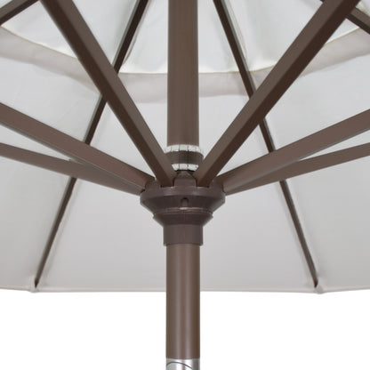 9' Market Style Outdoor Umbrella with Wind Vent Canvas Tuscan