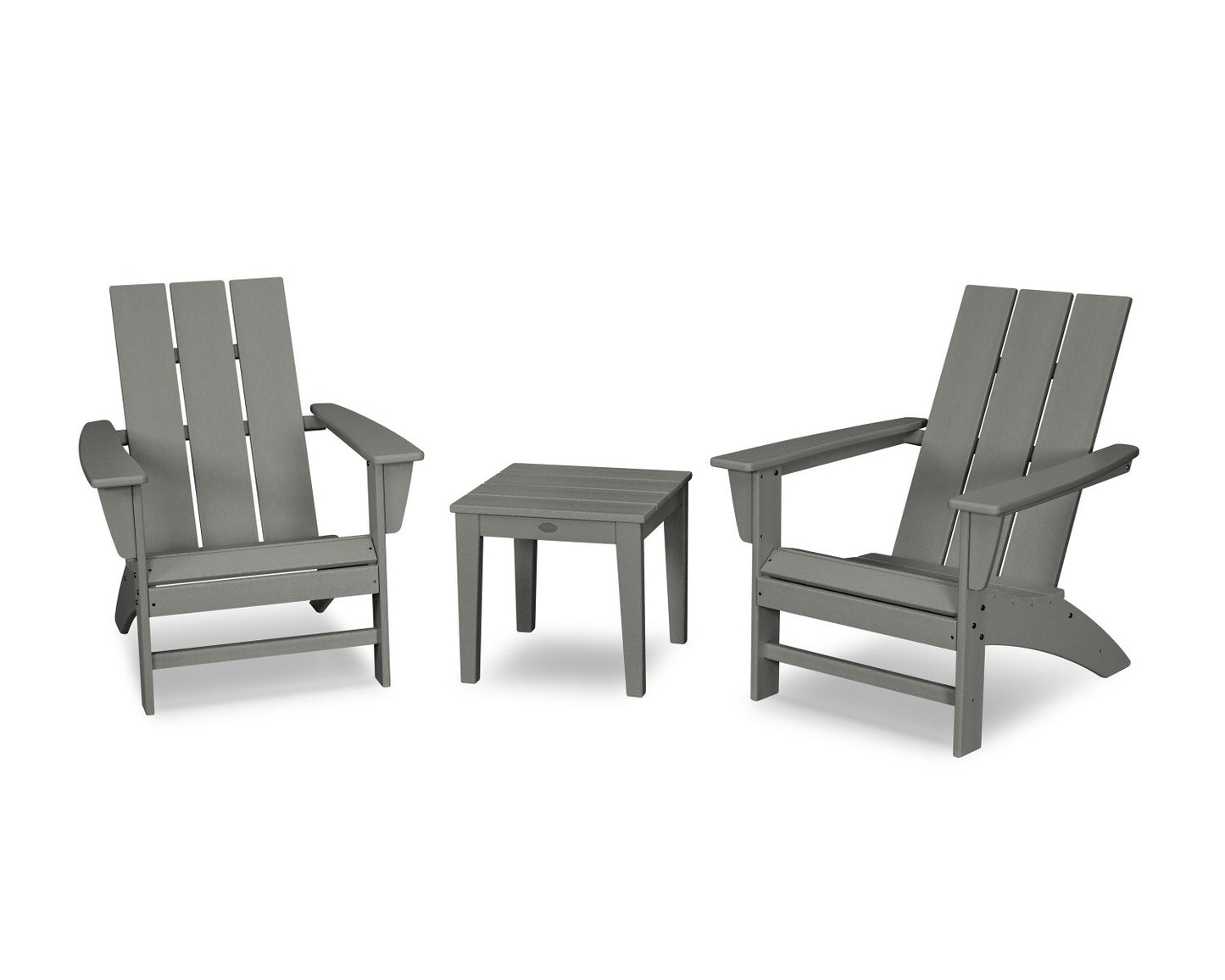 POLYWOOD Modern Adirondack 3-Piece Set