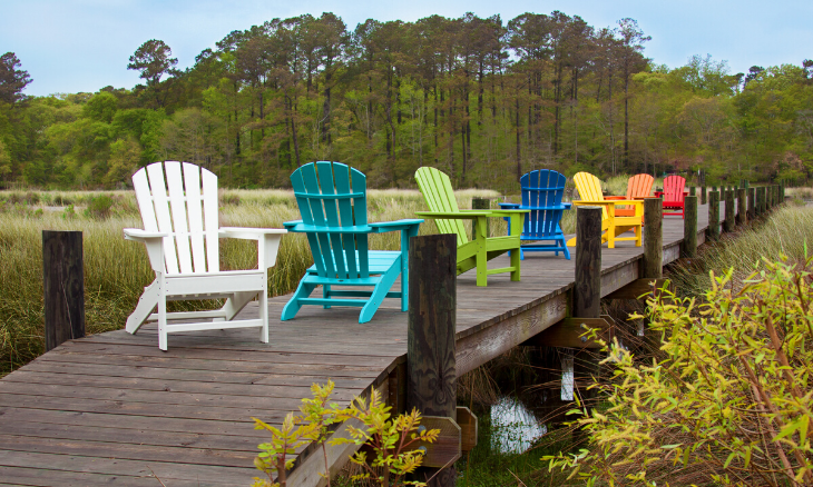 POLYWOOD Palm Coast Adirondack