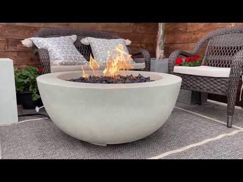 Prism Moderno 8 Concrete Fire Bowl