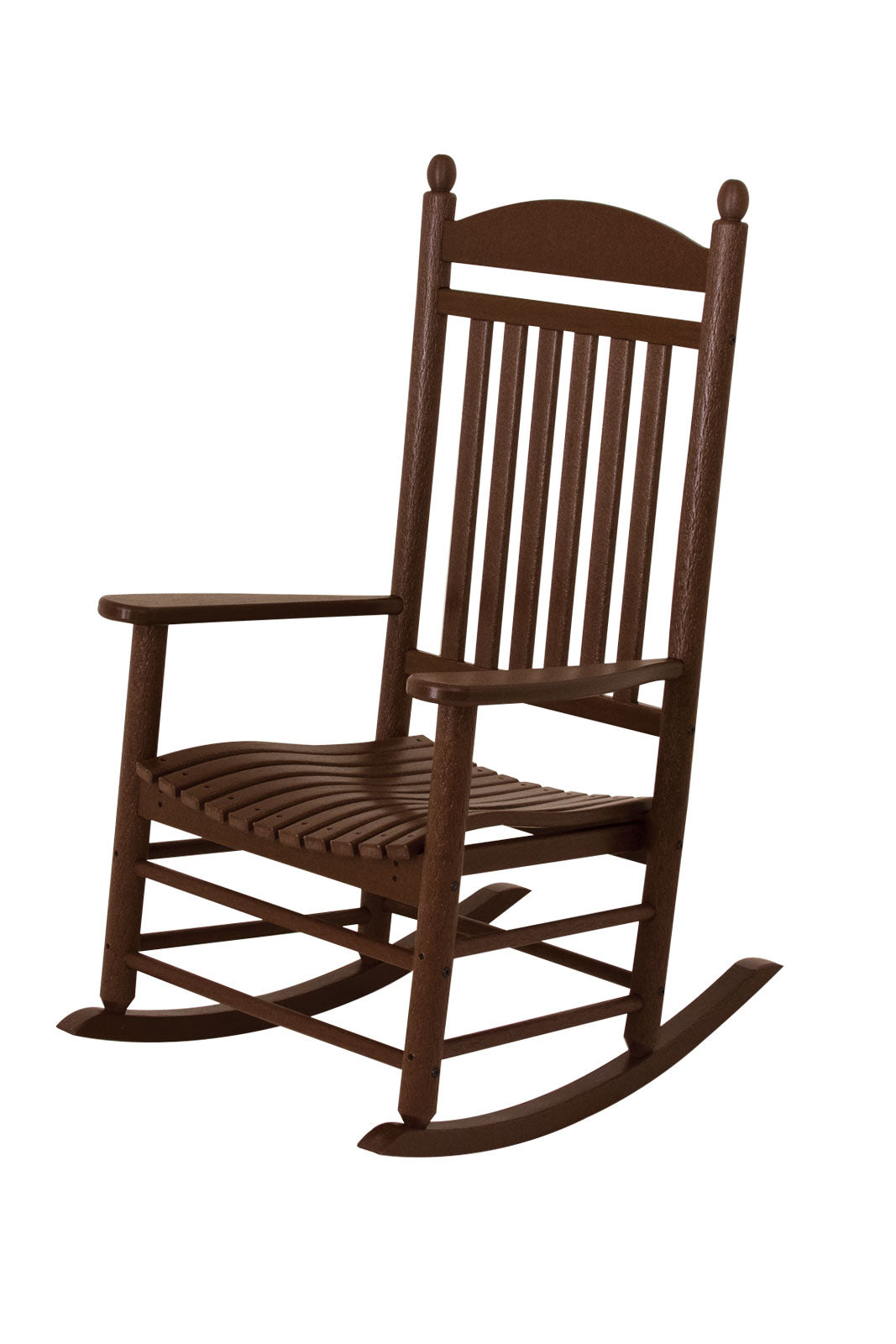 jefferson recycled plastic rocker chair teak