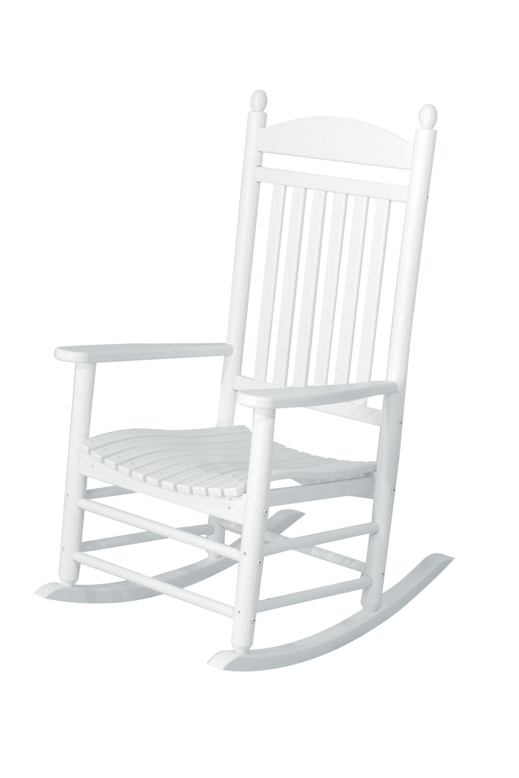 jefferson recycled plastic rocker chair  white