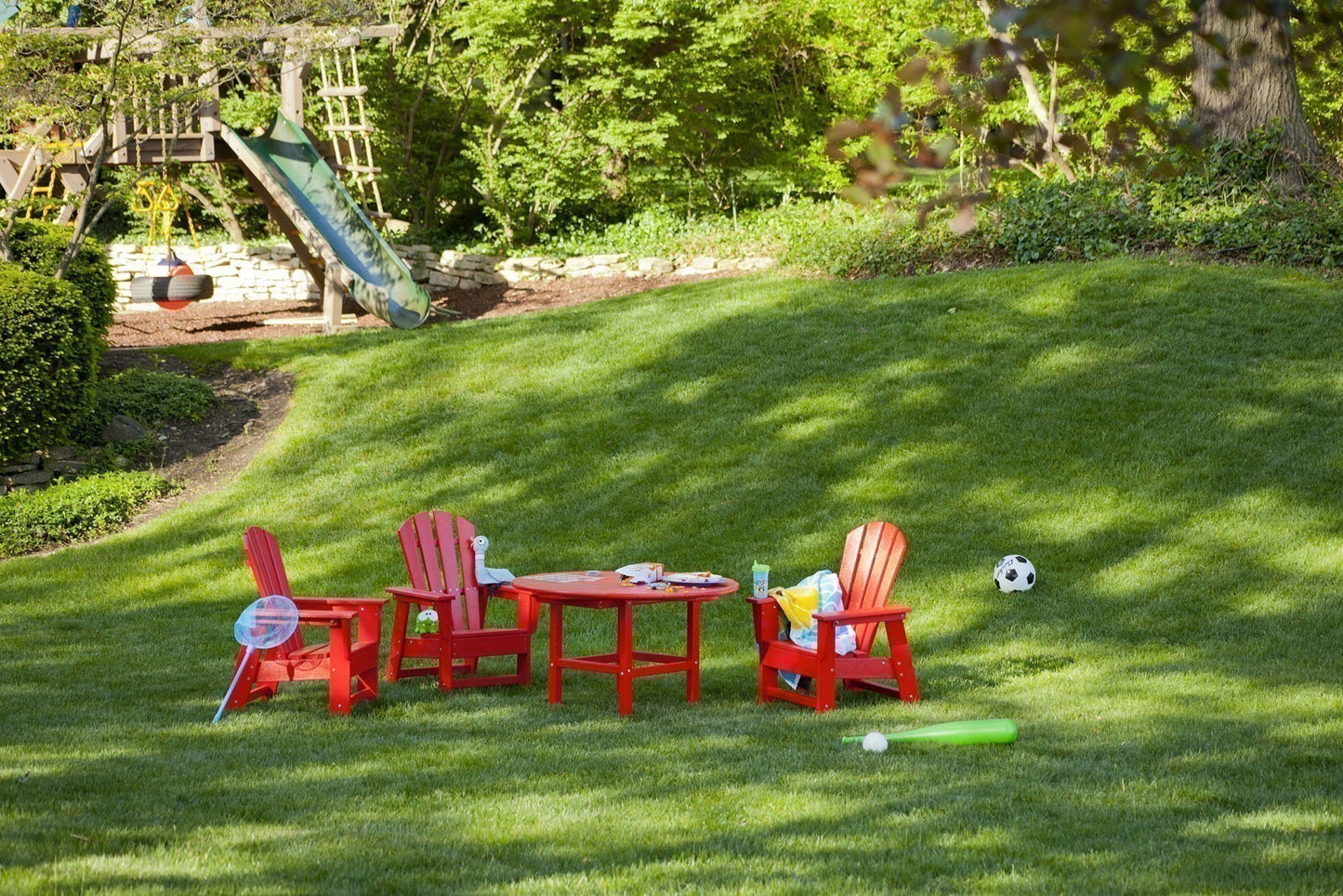 POLYWOOD Child Plastic Adirondack Chair