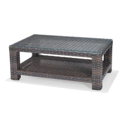 Lakeside Wicker 4 Piece 45 Degree L Sectional Set