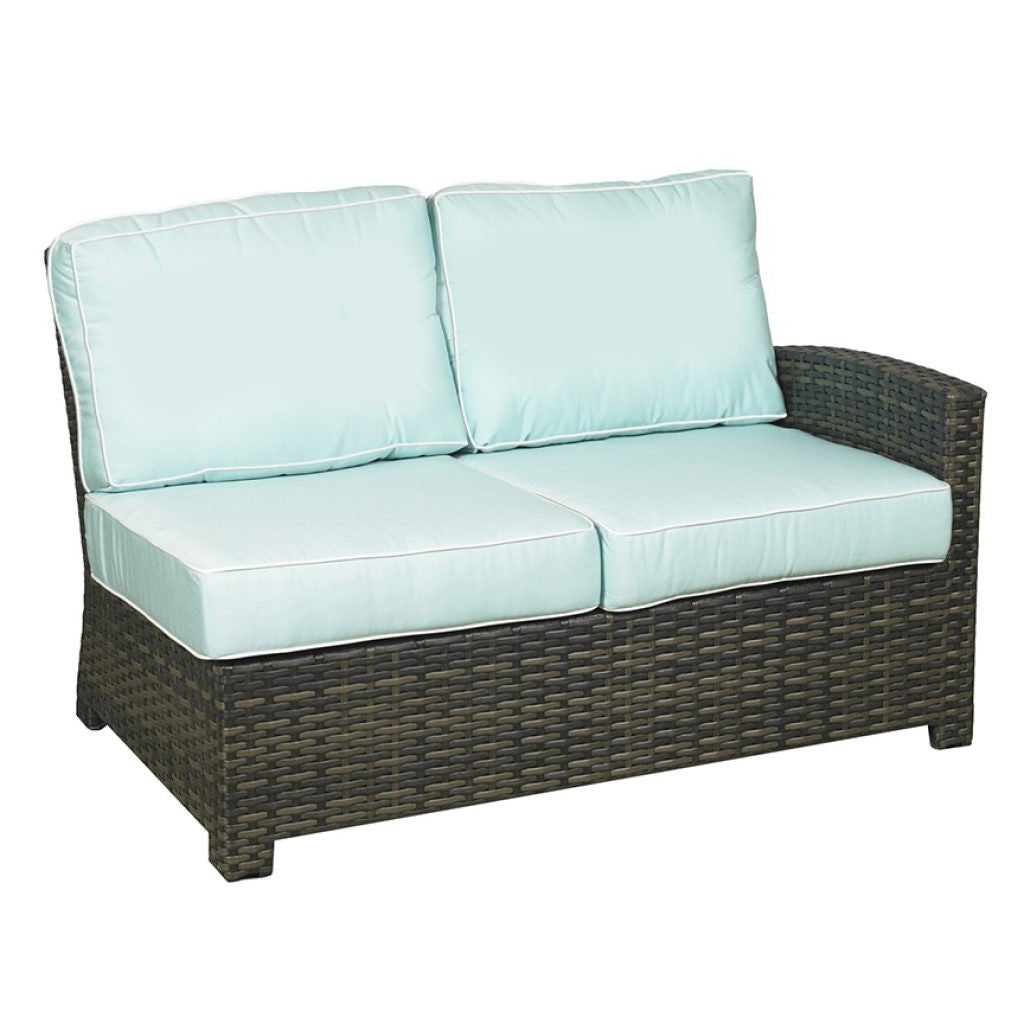 Lakeside Wicker Sectional Right Arm Loveseat