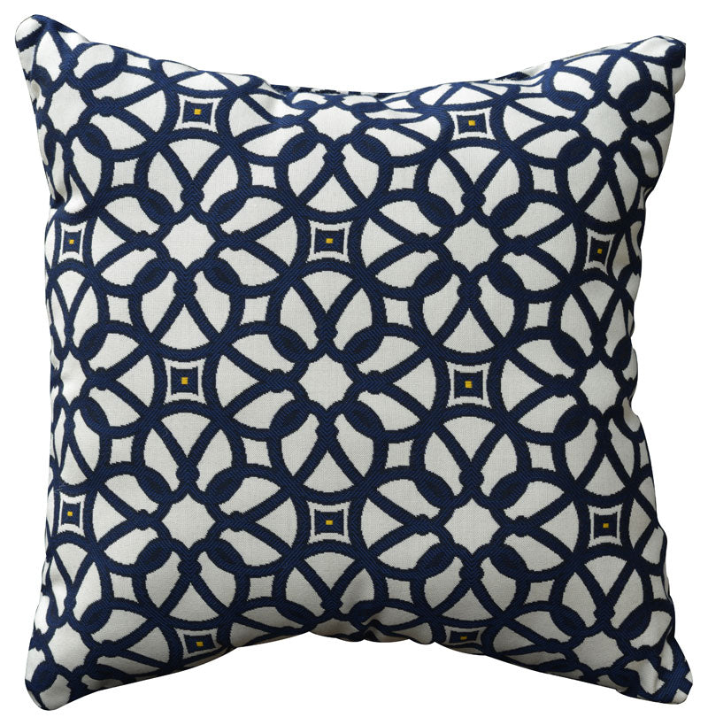 Luxe Indigo Throw Pillow