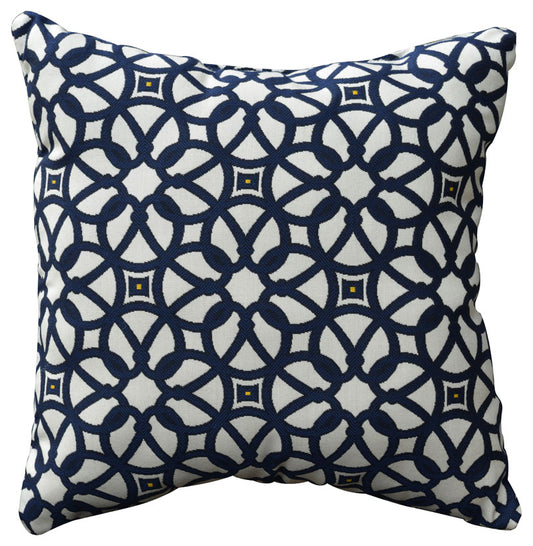 Luxe Indigo Throw Pillow