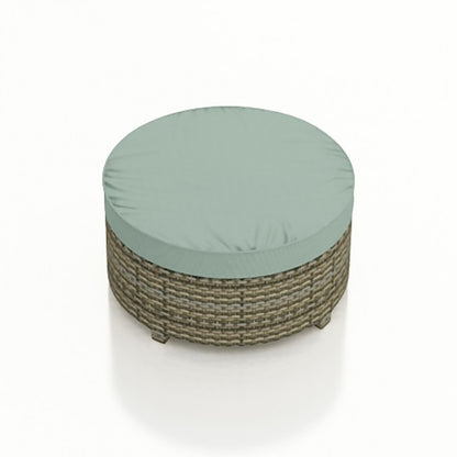 Willow Weave wicker with canvas spa fabric
