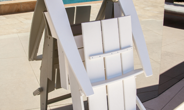 POLYWOOD Modern Folding Adirondack