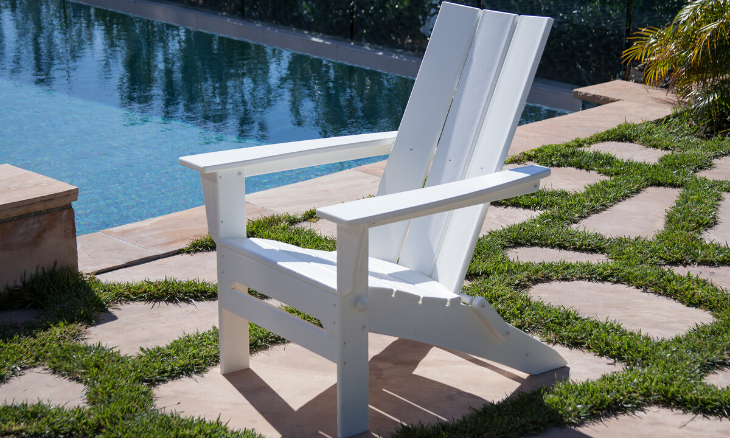 POLYWOOD Modern Folding Adirondack