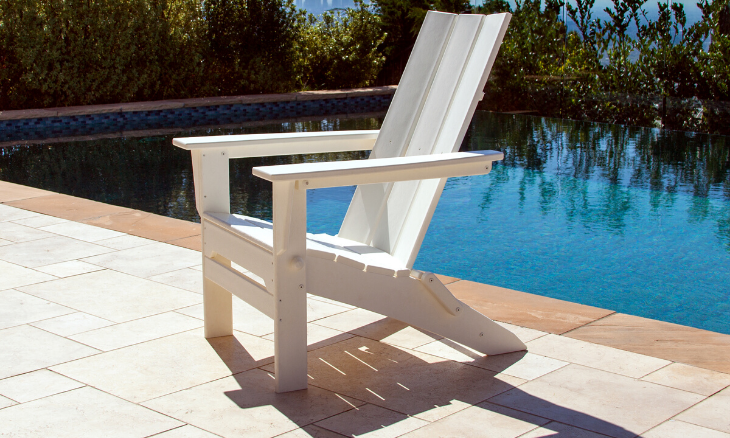 POLYWOOD Modern Folding Adirondack