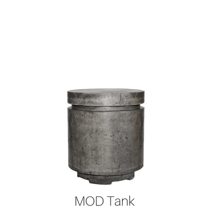 Prism Ebony Moderno 1 Concrete Fire Bowl