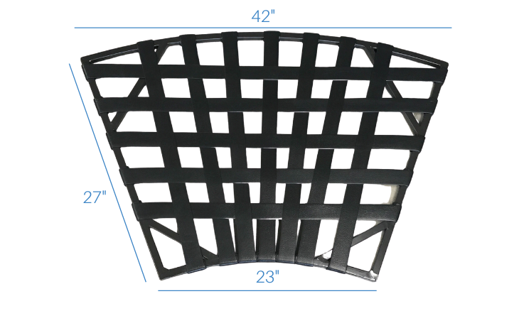 NCI Curved Sectional Seat Bottoms Replacement Kit